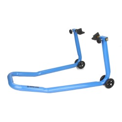 Cavalletto per Moto | Portata 340 kg | Regolabile 25-35 cm | Altezza 37 cm | Larghezza 53 cm | Supporti in Gomma | con Ruote